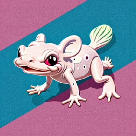 Disney style Axolotl