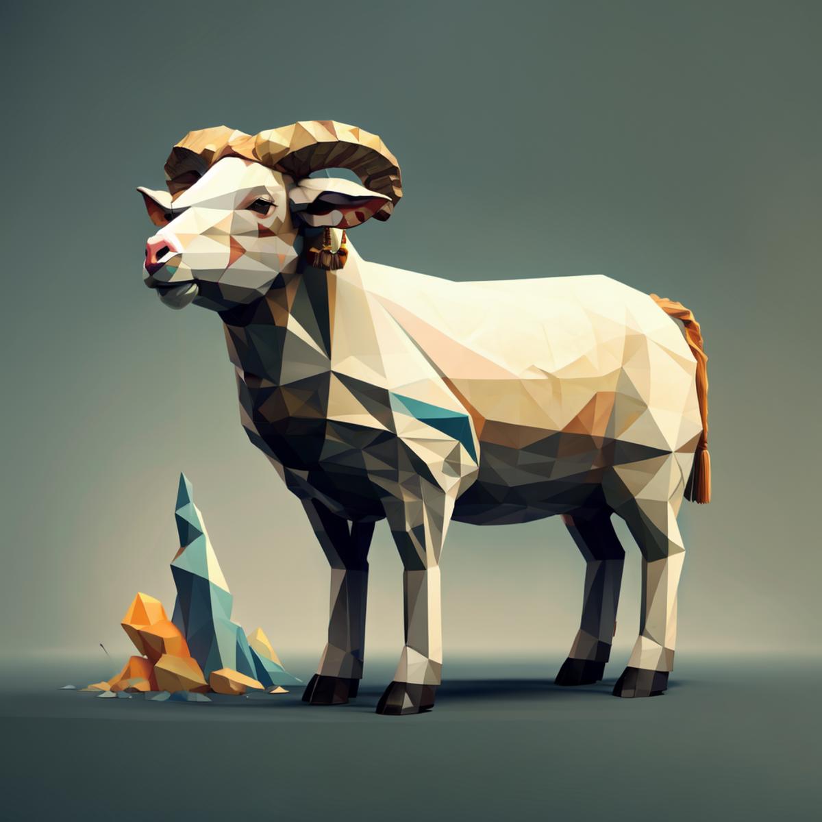 mid - Low-poly image by Cinsdia