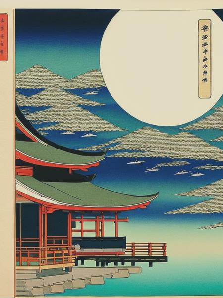 <lyco:Ukiyo-eArt:1.0> simple, small detail picture in ukiyo-e style