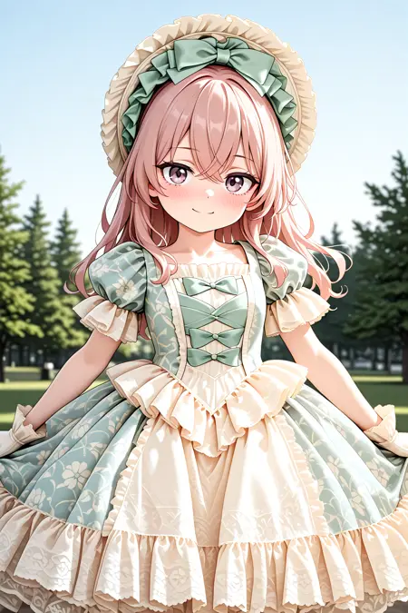Victorian Rococo Dress - Illu