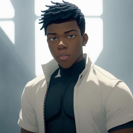 John Boyega <lora:TrigunStampede:0.65>