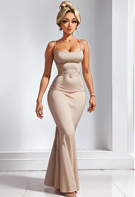 Long tight dress