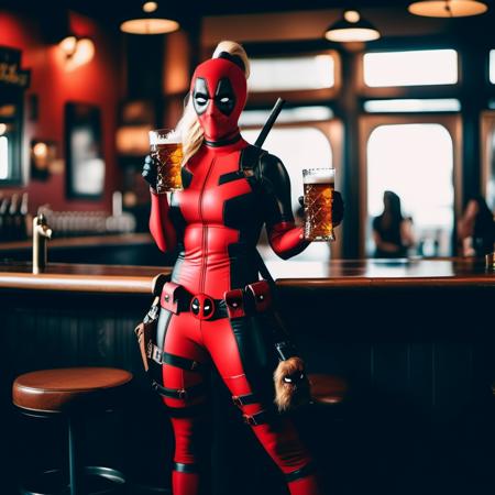 Lady Deadpool - Flux1.D & SDXL Realistic & Comics v1.0 SDXL