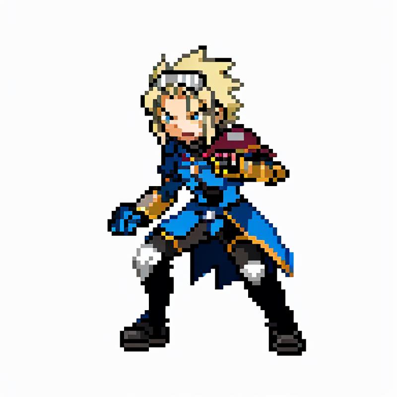 Pokemon Trainer Sprite PixelArt image by DolinAi