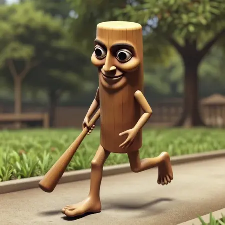 TungTung – Wooden Bat Creature LoRA