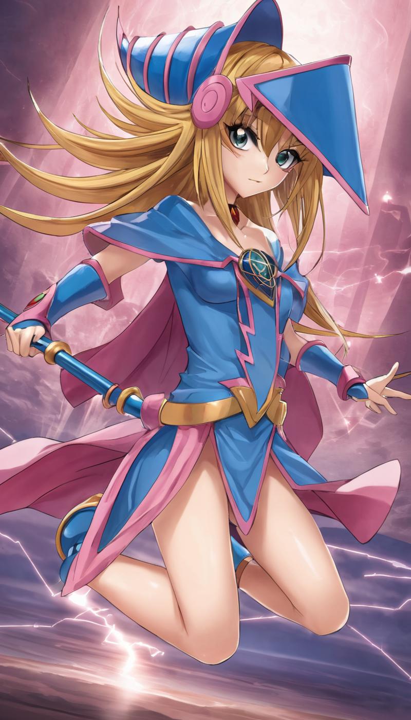 Dark Magician Girl [Yu-Gi-Oh!] LoRA XL image by Hevok