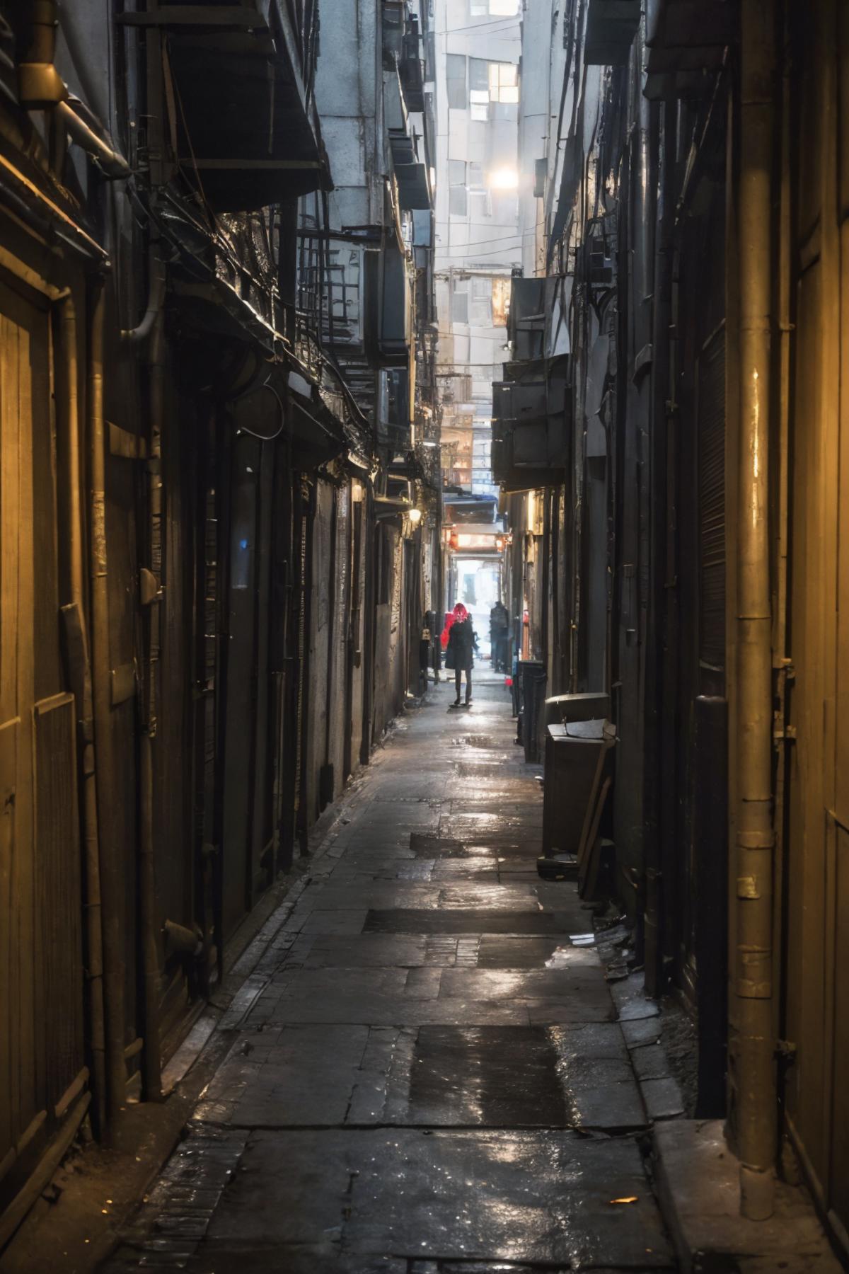 dirty alley image by ruanyi