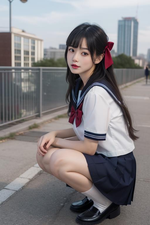 A simple school uniform一件简单的校服 image by Thxx