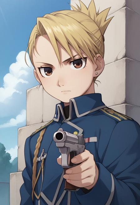 Riza Hawkeye - FullMetal Alchemist (Commission) - Pony + Illustrious Pony - 1.0