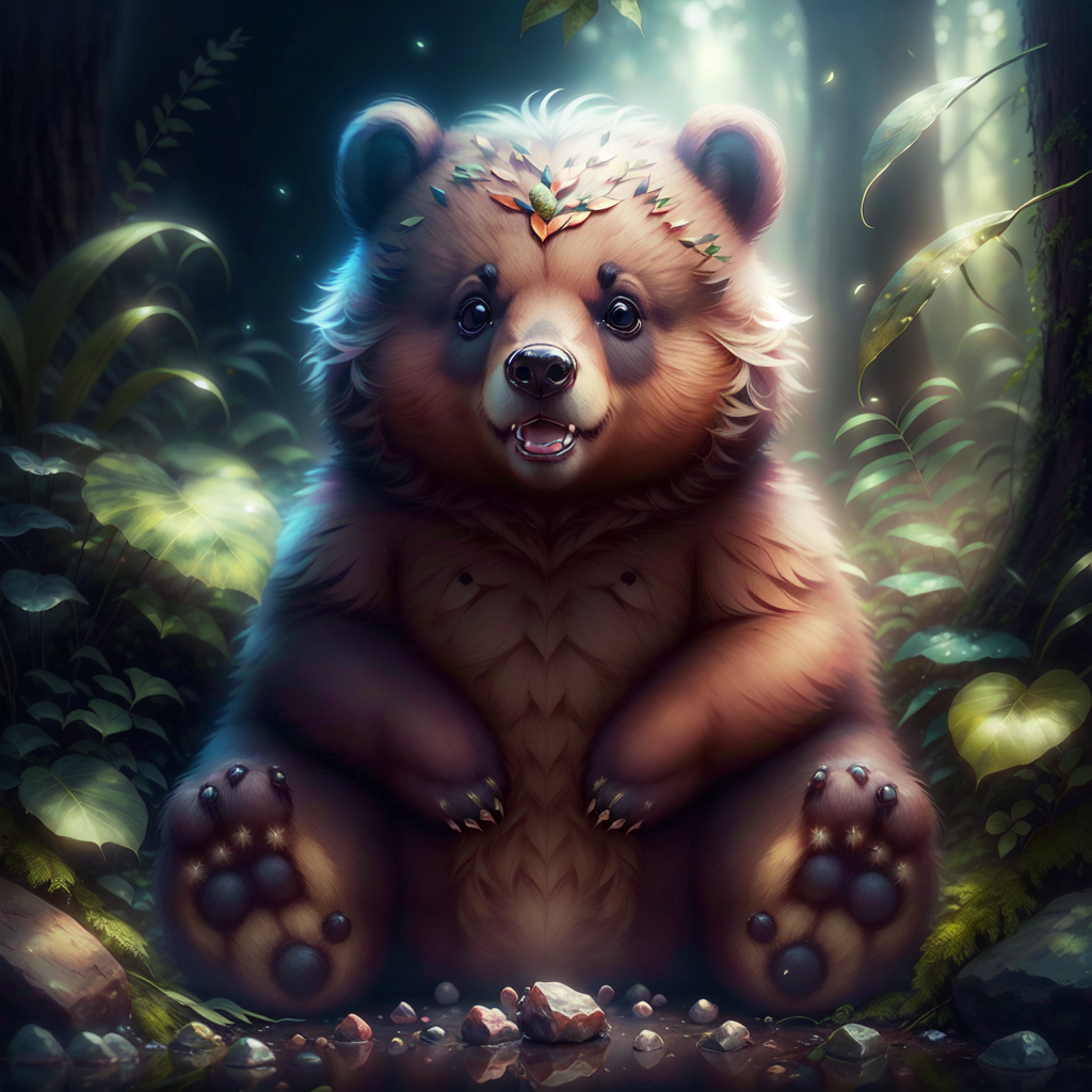 <lora:CuteCreatures:0.9> Cu73Cre4ture bear