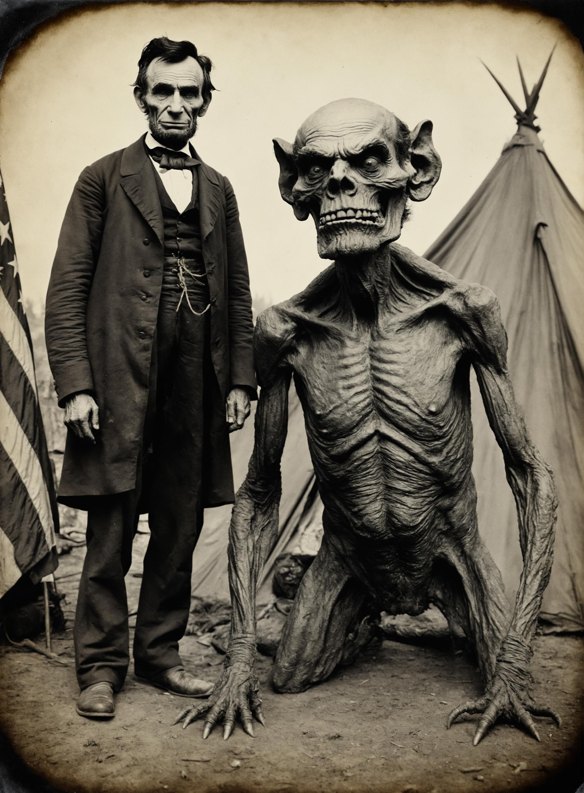 A Skeleton and Abraham Lincoln