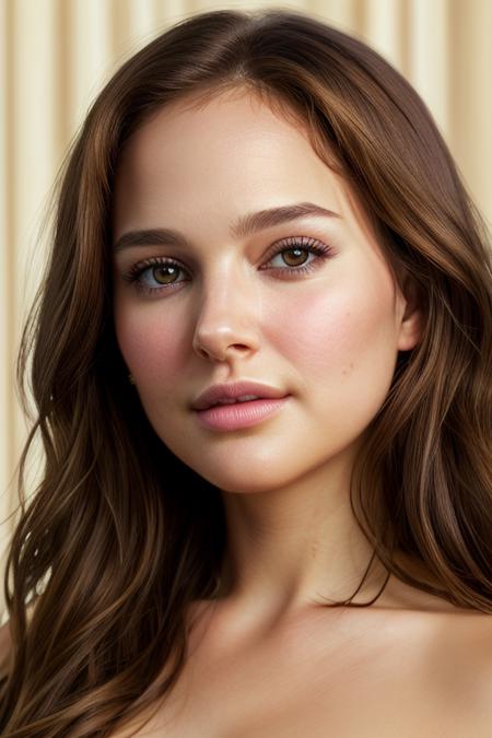 masterpiece, best quality, highest quality, photorealistic, perfect anatomy, perfect face, perfect eyes,
<lora:natalieportman_lycoris_smf_v1-000003:0.9> , 1girl, n4tp0r7-smf, solo, realistic, brown hair, portrait, long hair, lips, parted lips, black eyes, brown eyes