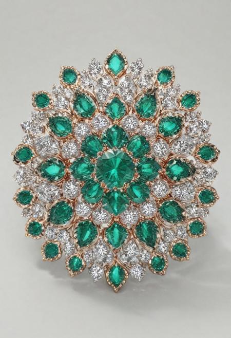 (ruby gem center ,(emerald gems at sides:1.7):1.3) shaped like leafs ,plant like jewel, geometric, reflective light, clean, smooth,  horizon clean spiral background ,light sparks, glass shiny, sparkle, symmetrical, glowing
kaleidoscopic, reflective light, smooth, 
,light sparks, glass, 
aesthetic, masterpiece, beautiful, elegant, award winning, absurdres, hdr, best quality, hyper detailed, 
shiny, sparkle, symmetrical