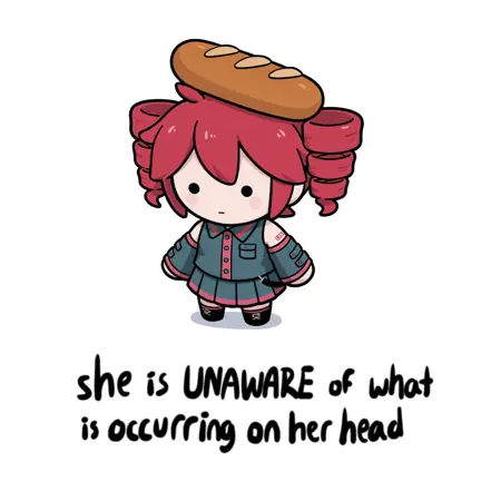 He is Unaware of What is Occuring on His Head (Meme)