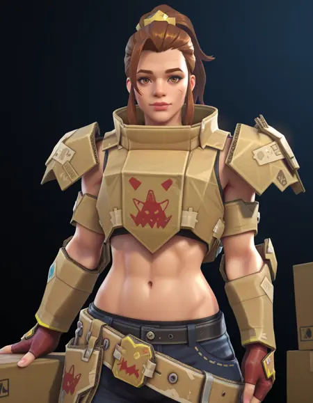Brigitte Cardboard Skin