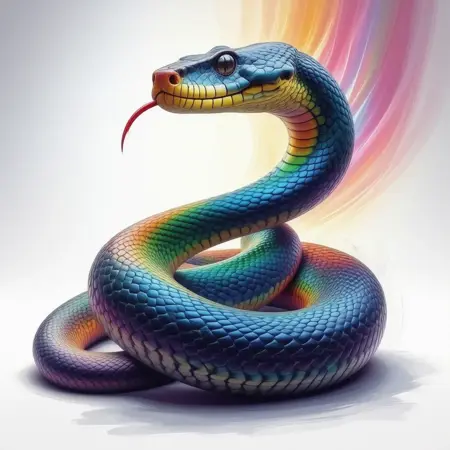 FLUX_Rainbow Abstract Cobra LoRA