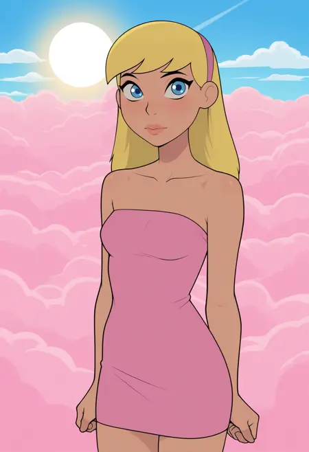 Kitten, daughter of the villain Killer Moth, (Teen Titans, 18titans), LoRA, PonyXL