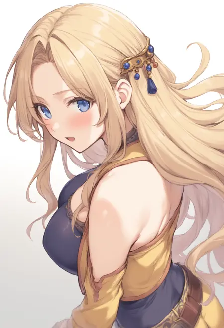 celes chere (Concept design version)(final fantasy vi) / セリス・シェール (コンセプトデザイン版)(ファイナルファンタジー6、FF6)