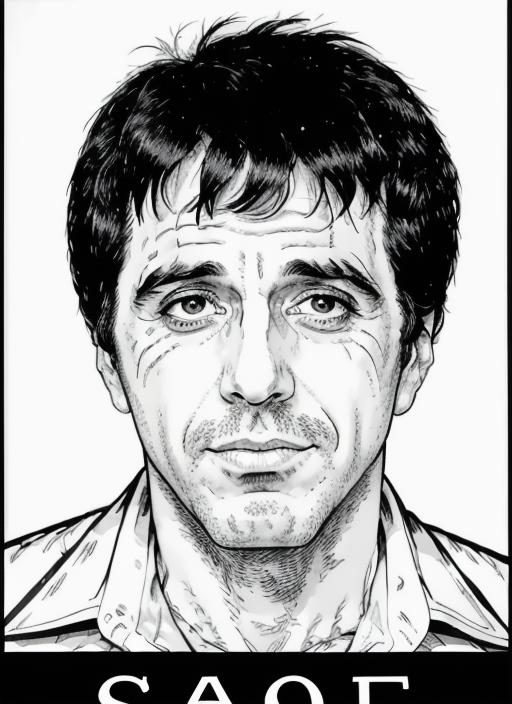 Al Pacino Scarface (Tony Montana) Lora image by dajamesbondsuperfan007
