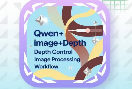 Qwen+image+Depth Depth Control Image Processing Workflow