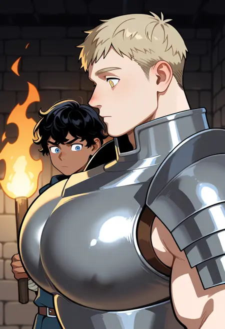 Staring at Chest (Meme) | Illustrious