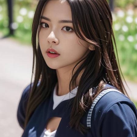 <lora:yangchaoyue_v1:0.9>  ,  best quality, ultra high res, (photorealistic:1.4),  outdoors, close_up,bust_shot,  looking_at_viewer,