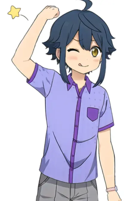 (FANMADE) Ensemble Stars! Tsumugi Himemiya (Tori Himemiya with Tsumugi Aoba colors)