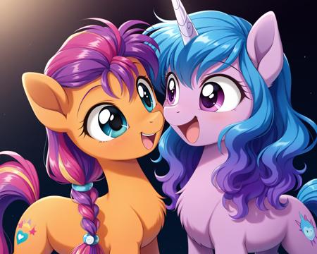 Sunny Starscout & Izzy Moonbow [Illustrious] V1
