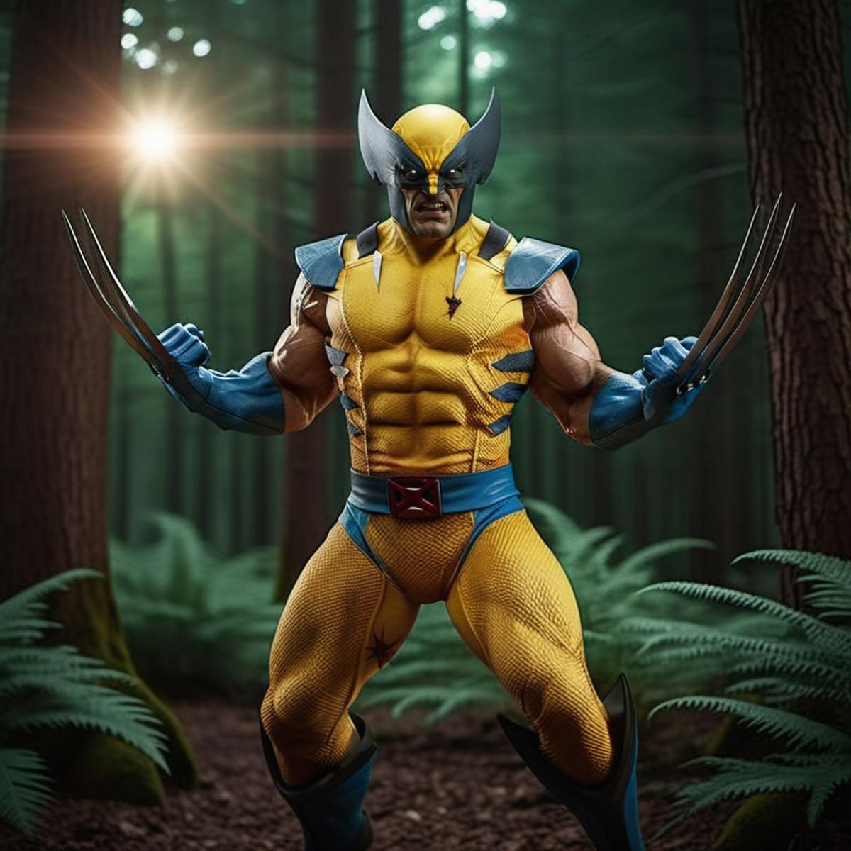 Wolverine with suit - SDXL image by PhotobAIt