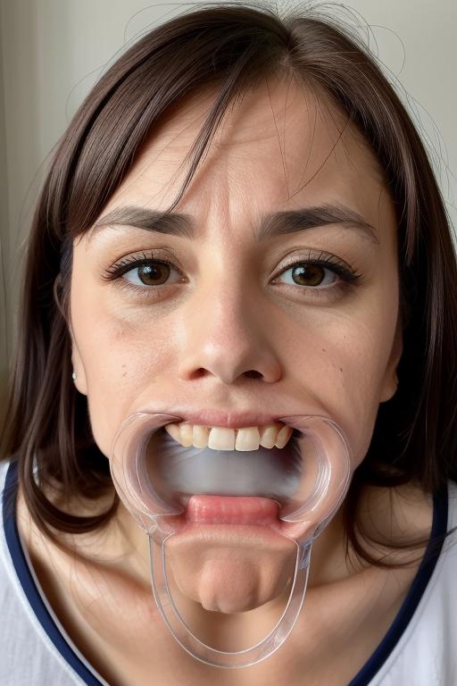 Mouth Retractor Gag (Realistic / Cum Mouth) image by thegipper