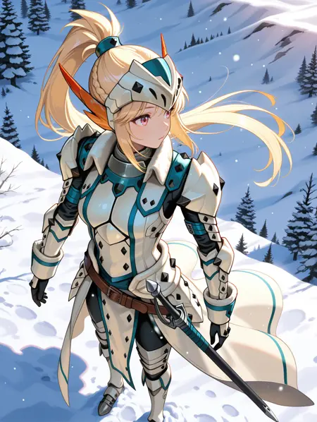 Monster Hunter - barioth X Blademaster Armor (ベリオX装備) illusXL