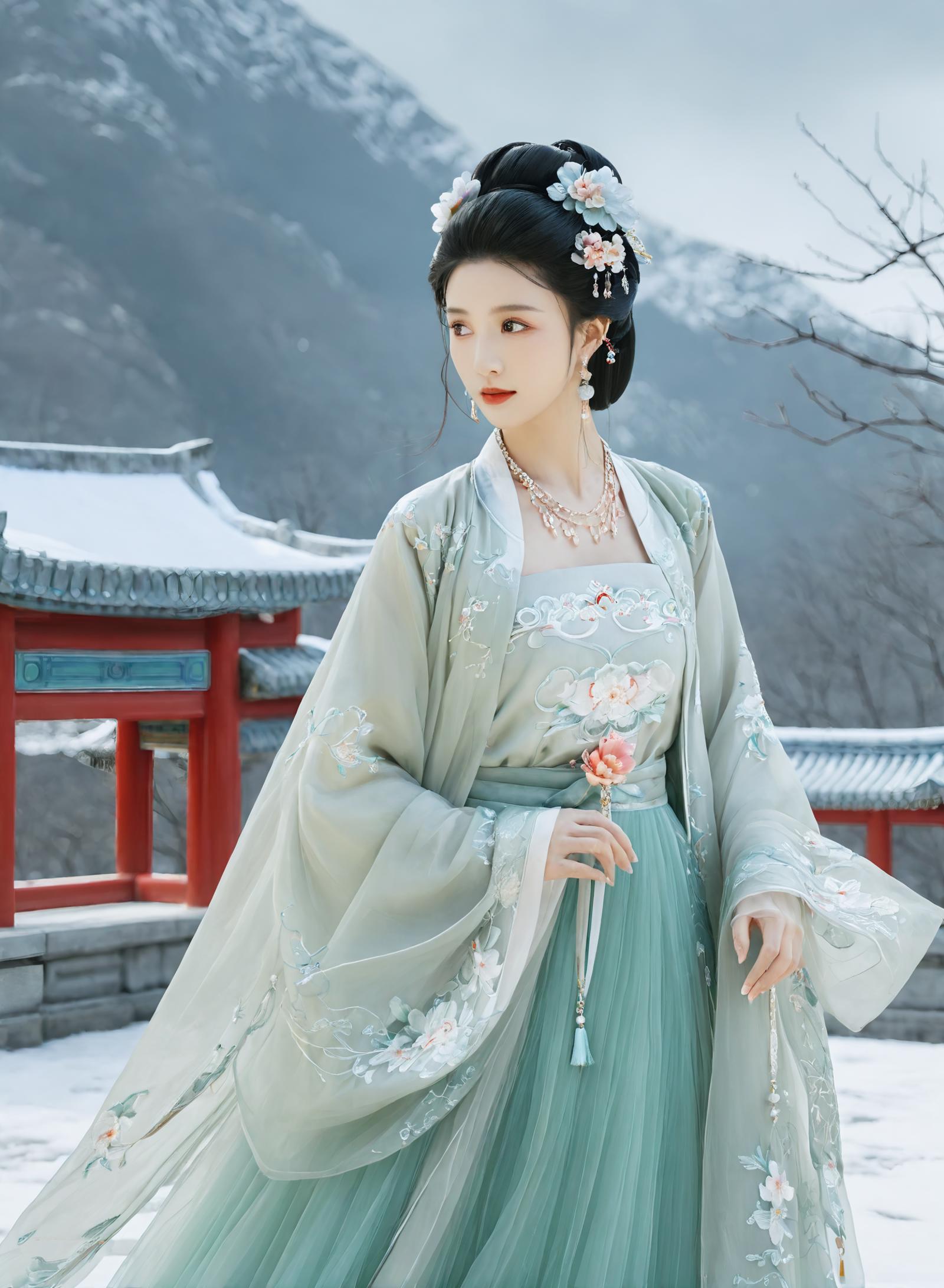 Hanfu_国风桃夭_汉服_摄影 image by colorshow111