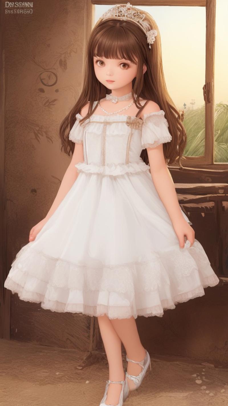 【蝶羽光迹】Dress No.6 White Dress image by DigitalDuck