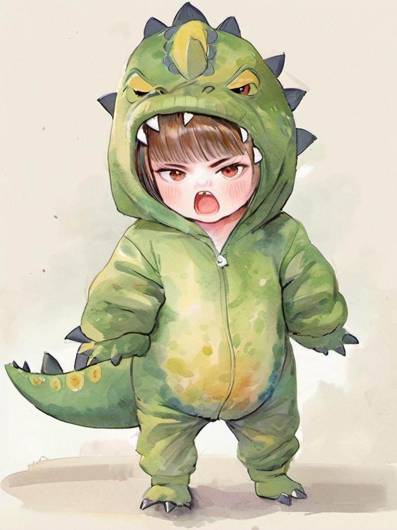 （SDXL）DINO costume - 恐龙服装 image by Someone97421