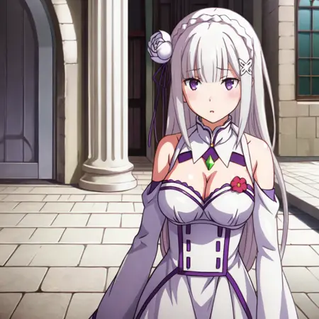 Emilia (Re:Zero − Starting Life in Another World) - LoRA PonyXL [NSFW Support]