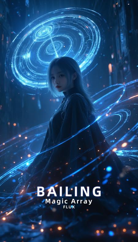 白棱(FLUX,XL)_魔法阵-bailing XL_Magic Array FLUX-v1.0