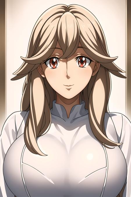 Simple White Background,
white apron,white dress,
<lora:Atra_Mixta_IRONBLOOD-KK77-V1:0.7>,
red eyes, blonde hair,bangs,Long hair,
<lora:Oda_Non_Style-KK77-V2:0.3>,<lora:more_details:0.1>,
1 girl, 20yo,Young female,Beautiful long legs,Beautiful body,
Beautiful Nose,Beautiful character design, perfect eyes, perfect face,expressive eyes,perfect balance,
looking at viewer,(Focus on her face),closed mouth, (innocent_big_eyes:1.0),(Light_Smile:0.3),
official art,extremely detailed CG unity 8k wallpaper, perfect lighting,Colorful, Bright_Front_face_Lighting,White skin,
(masterpiece:1.0),(best_quality:1.0), ultra high res,4K,ultra-detailed,
photography, 8K, HDR, highres, absurdres:1.2, Kodak portra 400, film grain, blurry background, bokeh:1.2, lens flare, (vibrant_color:1.2),professional photograph,
(Beautiful,large_Breasts:1.4), (beautiful_face:1.5),(narrow_waist),