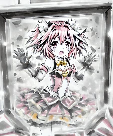 1girl, inkwash,
tears,solo, Astolfo,[cyberpunk::0.4],(in box:1.1),through glass and translucent fluid,[forest leaf orange:0.3],orange slice,lemon,blue,[white flower:0.2], [cinematic lighting:0.6], light particle
 <lora:inkwash:1.1>