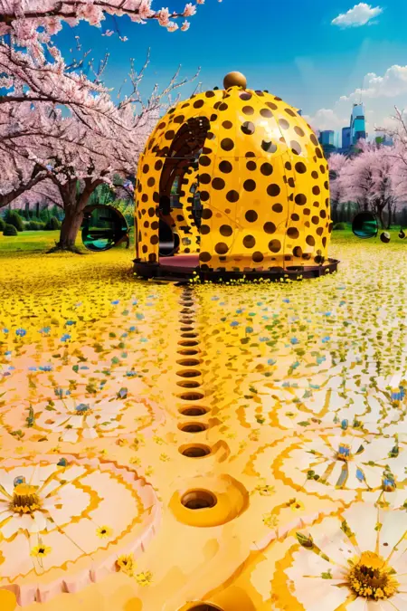 Kusama Rooms - colours, curves, and polkadots 草間