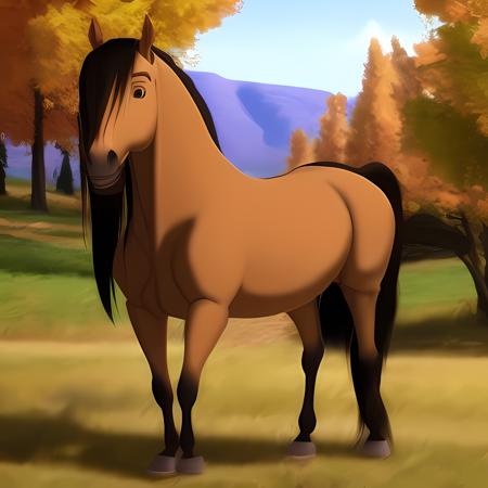 <lora:spirit2002:1>, horse