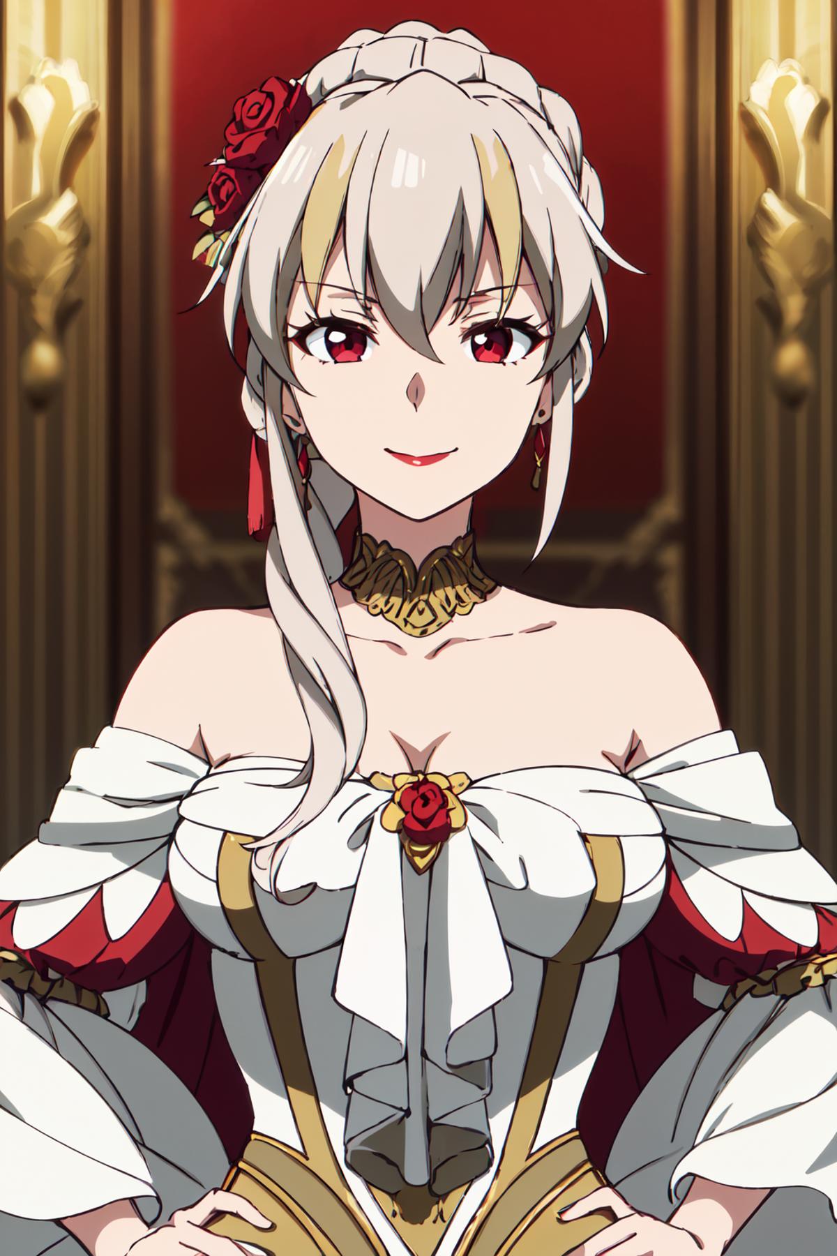 エリザベート二世Élisabeth II - 異世界薬局Isekai Yakkyoku - Elisabeth II v1.0 | Stable  Diffusion LoRA | Civitai