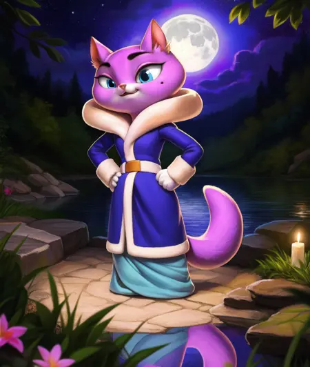 Lady Chatterley - ( Rainbow Butterfly Unicorn Kitty )