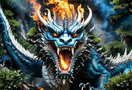 Dragon Fire, Blue scales Dragon Fire, Red Scales Dragon Fire, White scales Dragon Fire, Silver scales Dragon Fire, Green scales