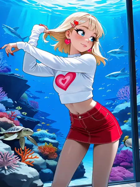 [ Illustrious ] Retro Heart Clothing Styles LoRA
