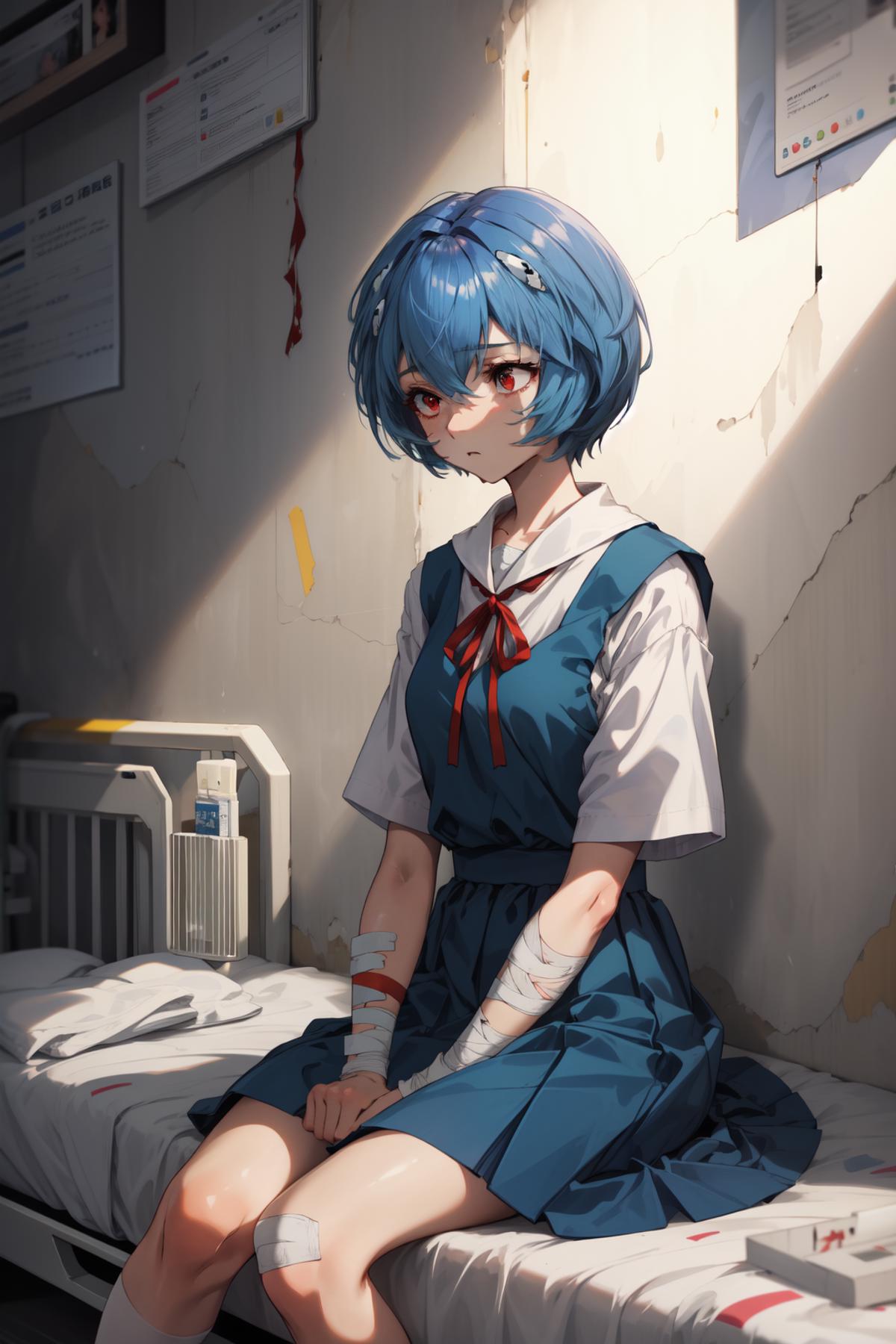 Rei Ayanami (綾波 レイ) - Neon Genesis Evangelion (新世紀エヴァンゲリオン) image by UnknownNo3