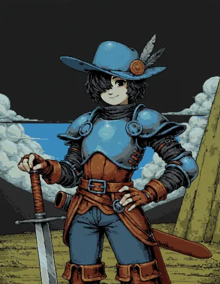 Loop hero (game) style