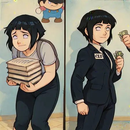 Beat it chick!/El nerd no se acuerda de ti - concept lora