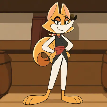 Marilyn the Kitsune (Pirate Tails)