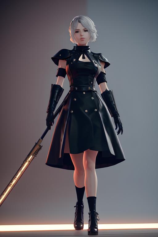 ArtStation - 2B - Nier Automata