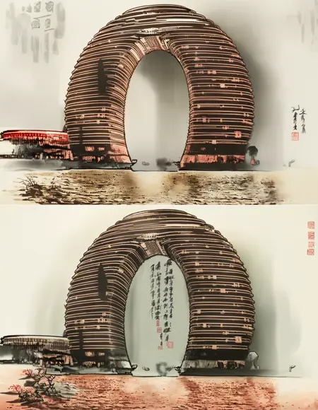 UIA whole network debut | ink modern architecture